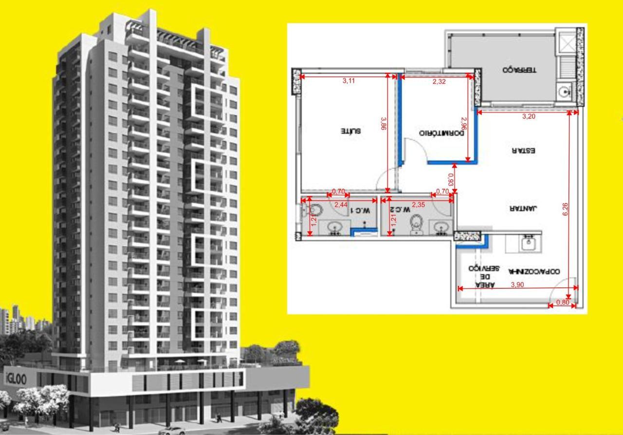 I055B- Harmony Home, 2 Quartos Com Garagem Curitiba Extérieur photo